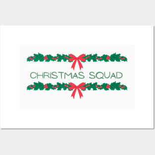 Matching Christmas Squad Posters and Art